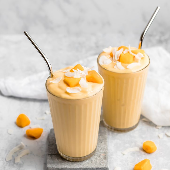 Coconut mango smoothie