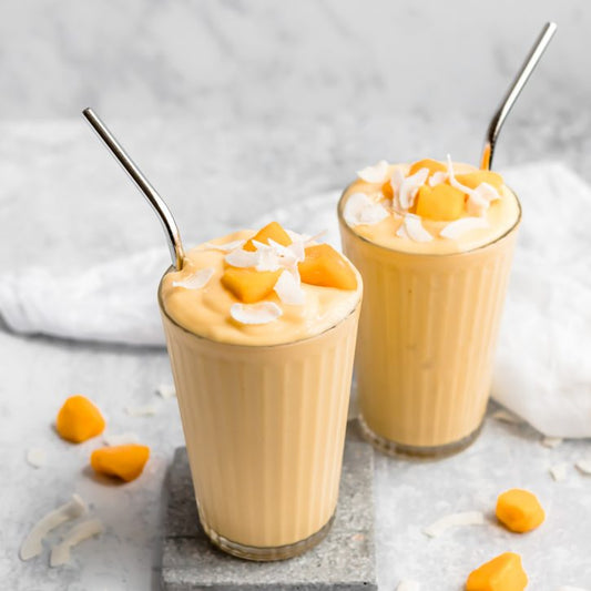 Coconut mango smoothie